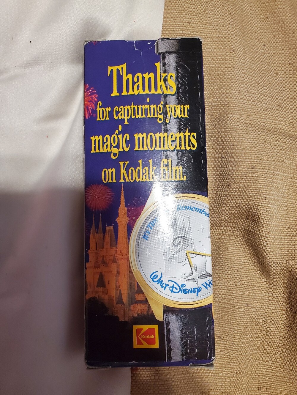 Vintage 1997 Walt Disney World 25th Anniversary Watch Kodak Promotional NIB